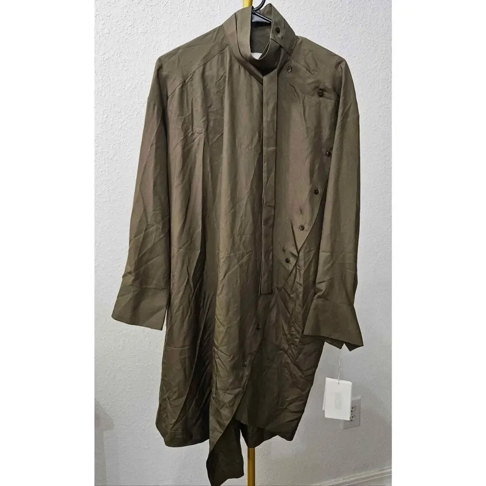 NWT $2,390 VALENTINO Asymmetric Silk Dress Sz 8 - Picture 3 of 3
